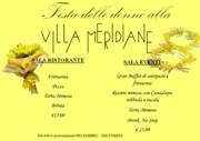 festa delle donne villa meridiane