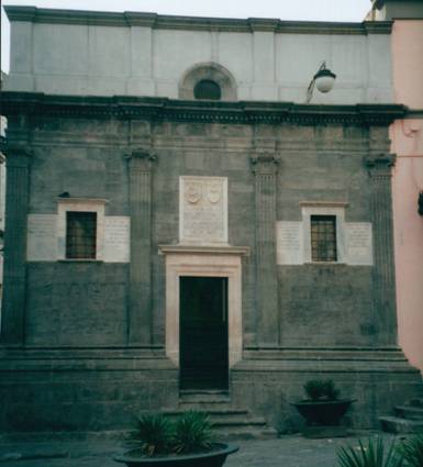 facciata cappella pontano a napoli