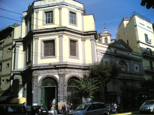 facciata chiesa di Santa Maria Egiziaca all’Olmo a Forcella