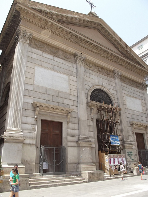 facciata chiesa santa maria delle grazie a Toledo