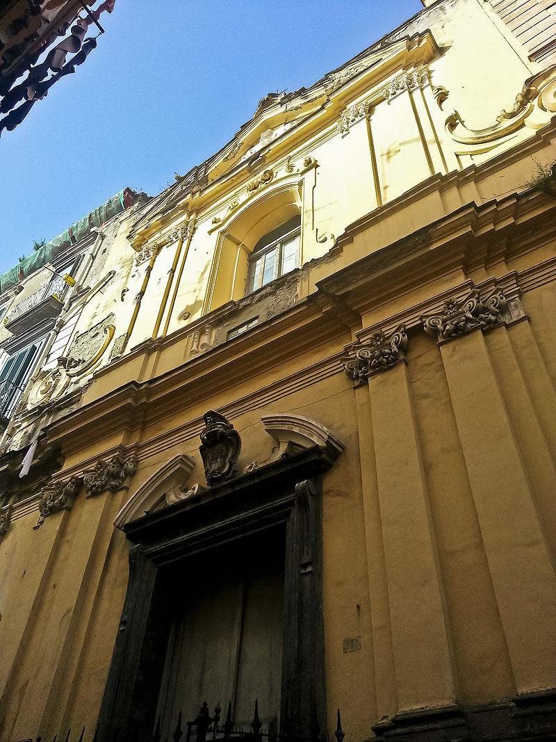 facciata Chiesa di Santa Maria Maddalena delle Convertite Spagnole