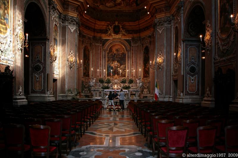 Interno Chiesa della Santissima Annunziata o della Nunziatella