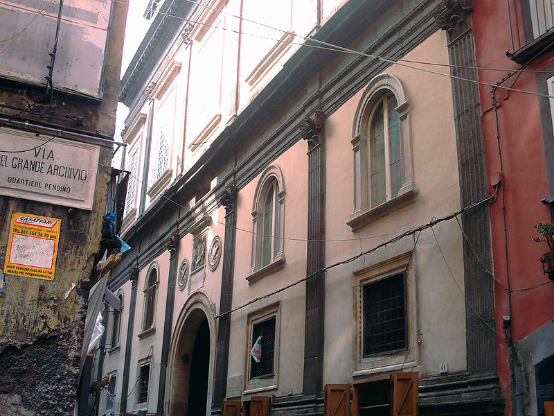 facciata palazzo marigliano a Napoli